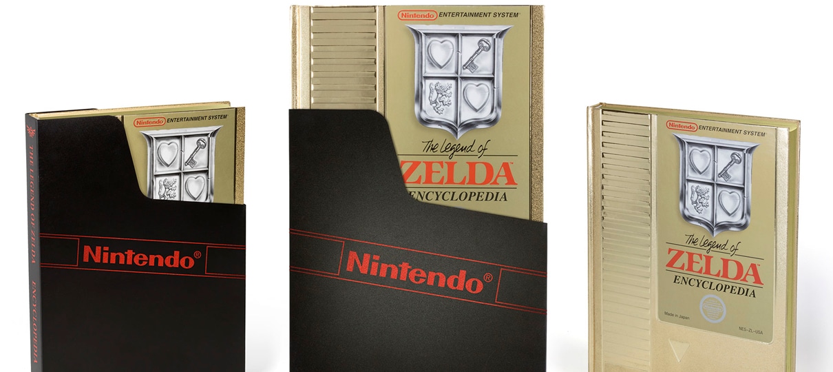 Edição Deluxe de The Legend of Zelda Encyclopedia é feita para parecer um cartucho de NES!