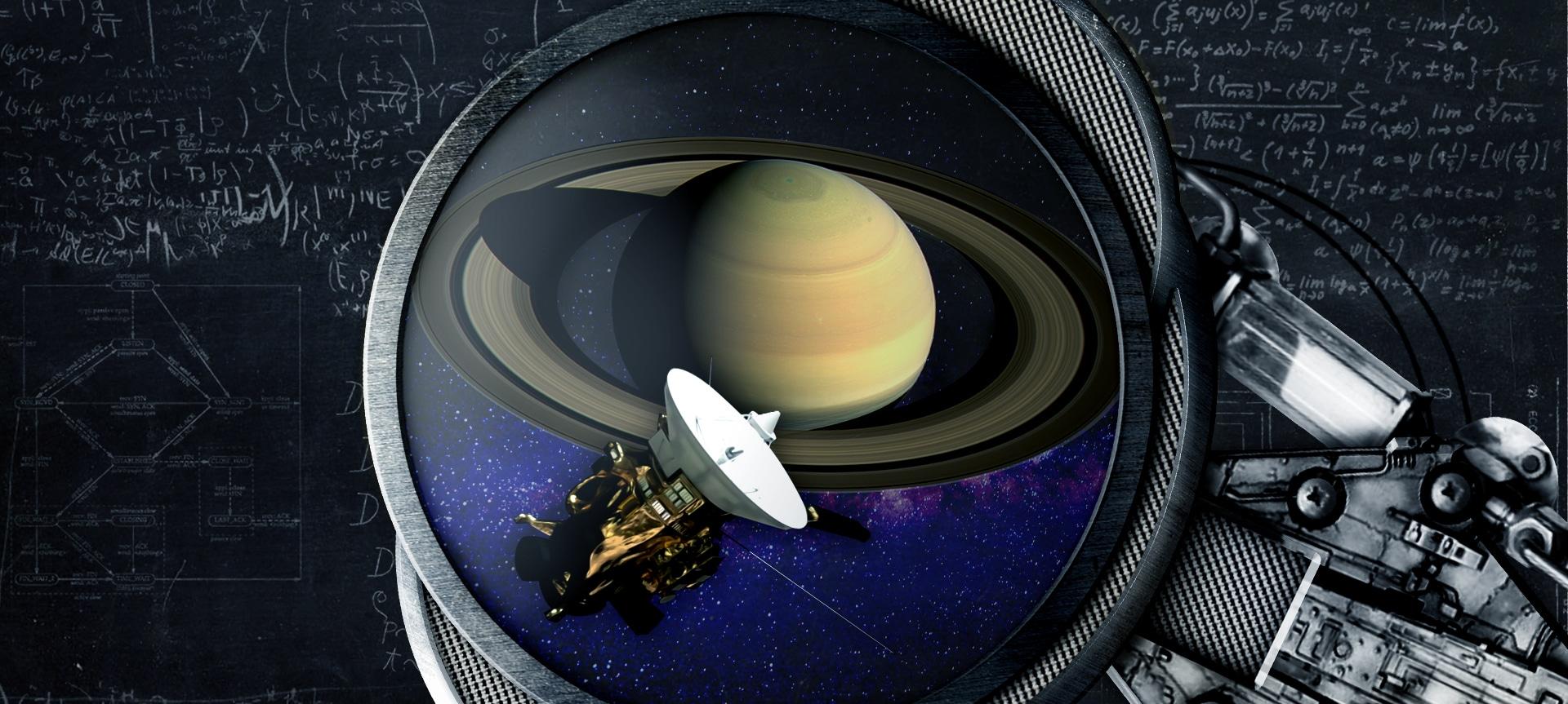 Cassini e os anéis de Saturno