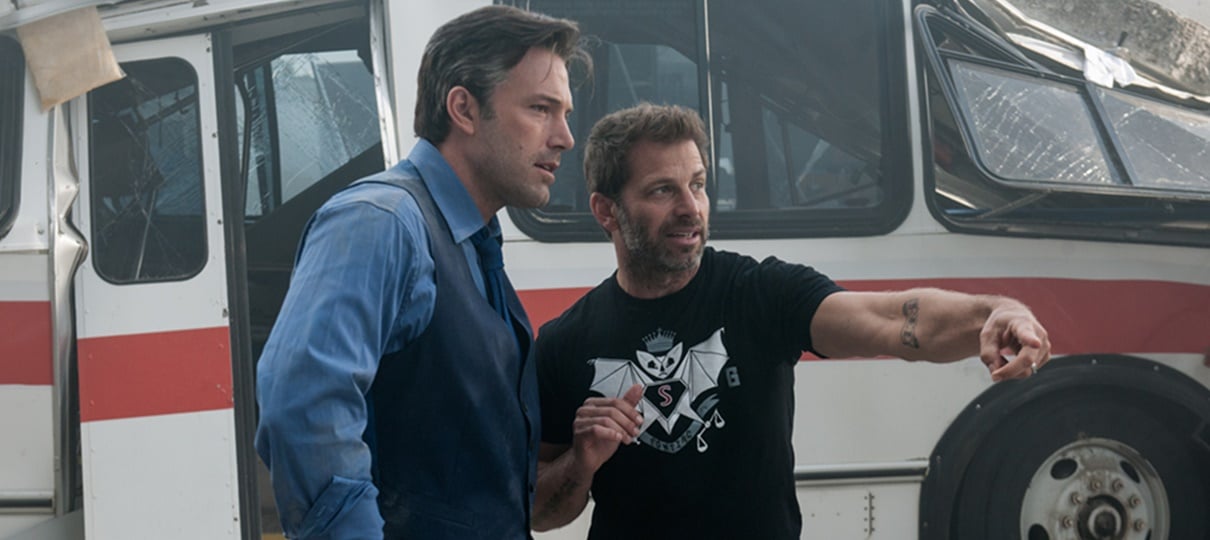 Liga da Justiça | Zack Snyder divulga nova foto do set (de quando ainda era o diretor)