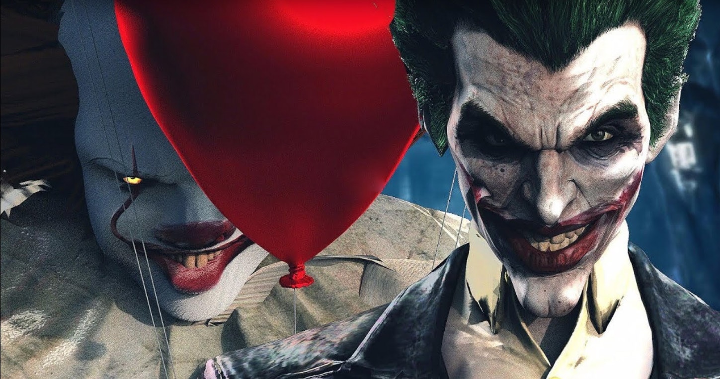 Pennywise enfrenta o Coringa em vídeo feito por fãs