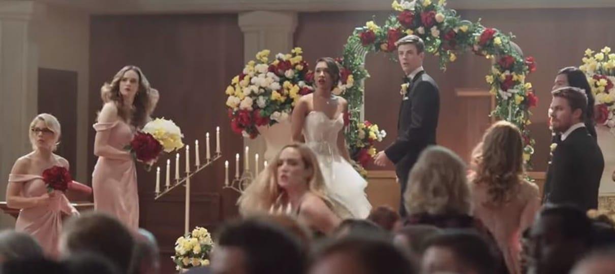 Nazistas invadem casamento em novo trailer do super crossover das séries de heróis da CW
