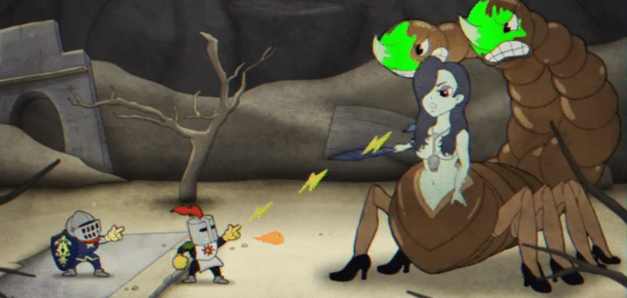 E se Dark Souls tivesse o mesmo estilo de Cuphead?