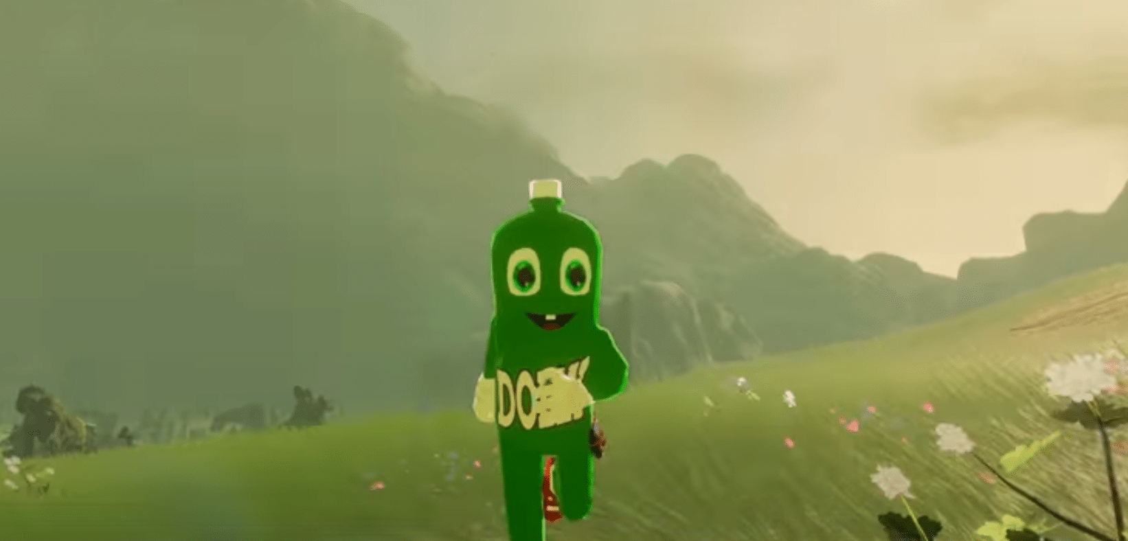 É perigoso ir sozinho, leve Dollynho, o seu amiguinho, para salvar Hyrule