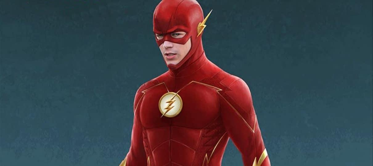 The Flash | Nova arte conceitual exibe detalhes do novo uniforme do velocista