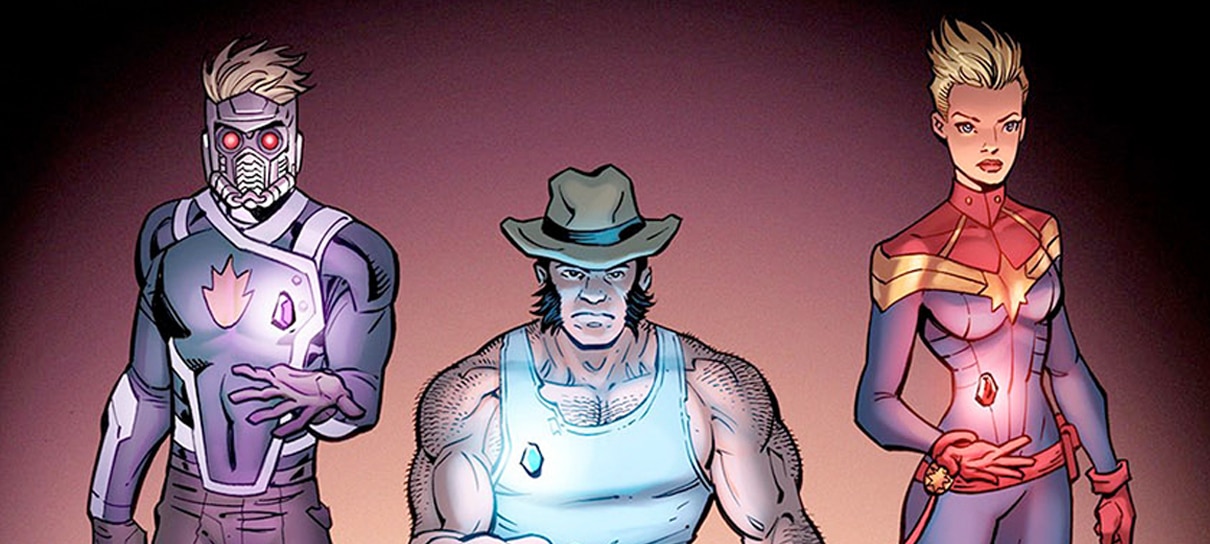 Infinity | Wolverine, Capitã Marvel e Star Lord aparecem com as Joias do Infinito em pôster