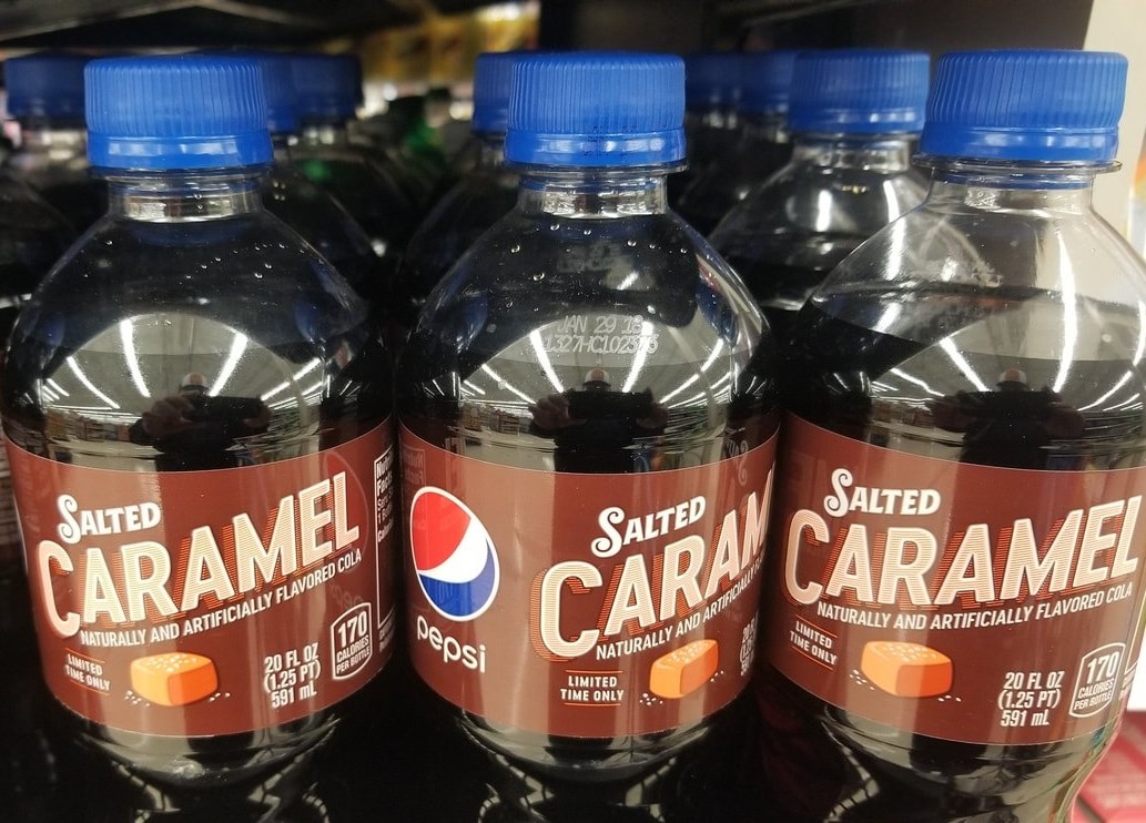 Pepsi lança edição limitada de refrigerante sabor caramelo salgado nos EUA