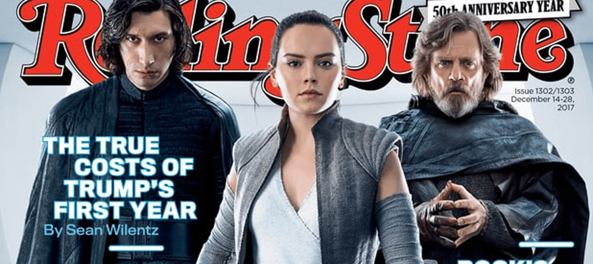 Star Wars: Os Último Jedi | Luke, Rey e Kylo Ren estampam capa de revista