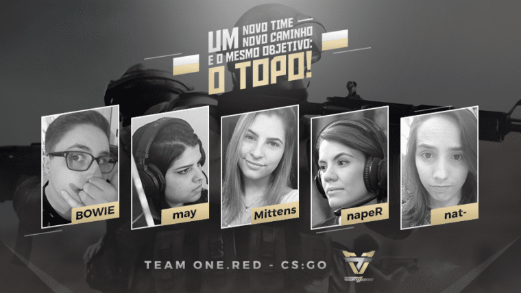 Team One revela time feminino de CS:GO