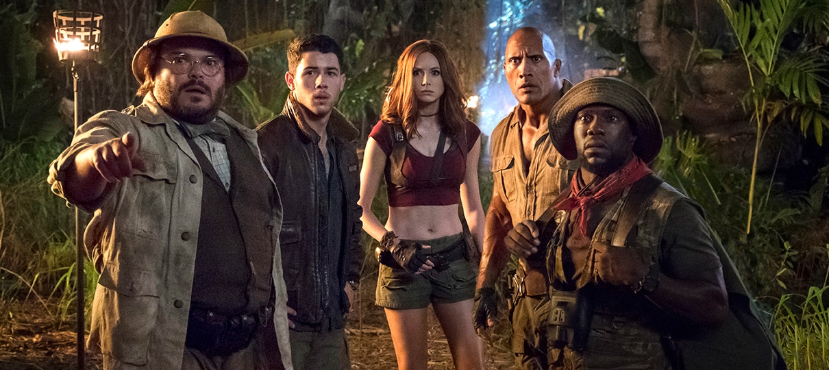 Jumanji: Bem-vindo à Selva | Muita encrenca aguarda os quatro jovens no novo trailer