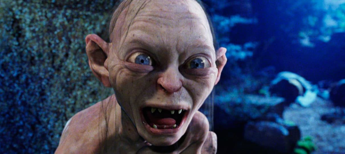 Smeagol (Andy Serkis) é outra vítima do anel em Senhor dos Anéis, por conta  disso acabou se tornando essa critatua, Gollum. Mesmo com tudo que ele faz,  a gente sente um pouco