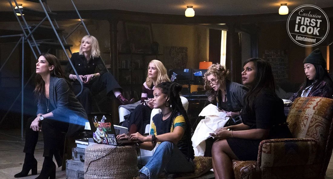 Ocean's Eight | Cate Blanchett, Rihanna e Sandra Bullock aparecem em nova foto