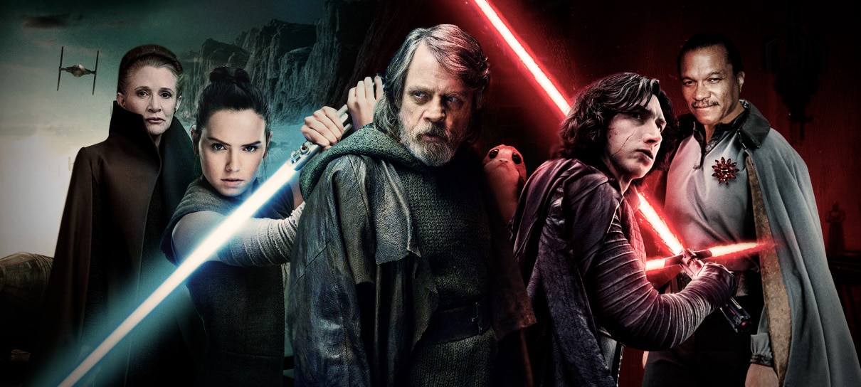 Capa do episódio Star Wars: Os Últimos Jedi – Vem pro nosso lado!