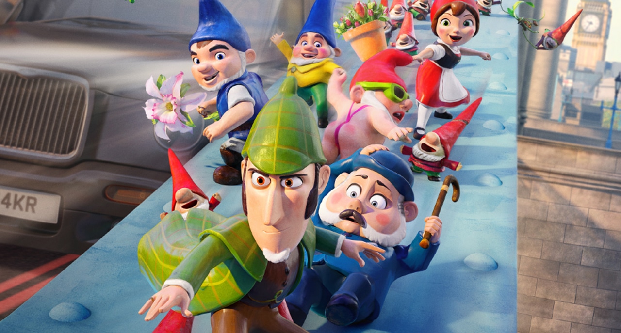 Sherlock Gnomes e o Mistério do Jardim ganha pôster nacional