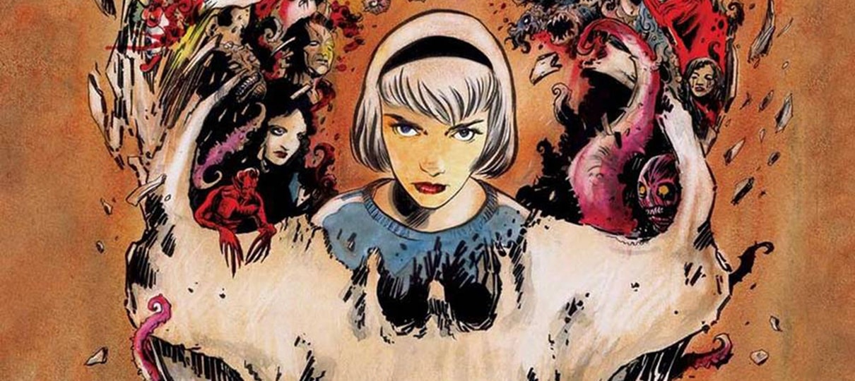 Primeira arte conceitual do reboot de Sabrina, a Aprendiz de Feiticeira é divulgada