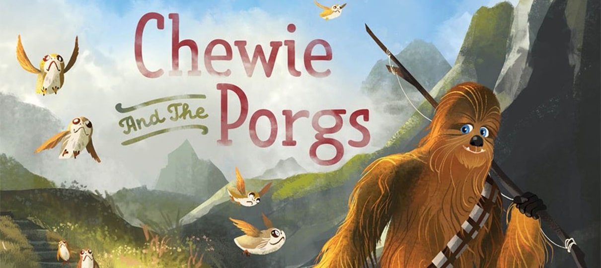Star Wars | Seu Natal precisa desta história ilustrada do Chewbacca com os Porgs!
