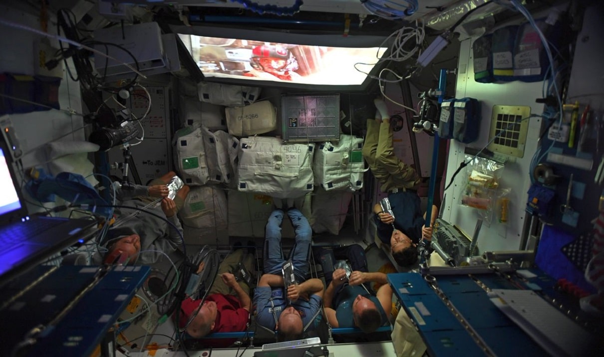 Astronautas assistiram à Star Wars: Os Últimos Jedi em órbita