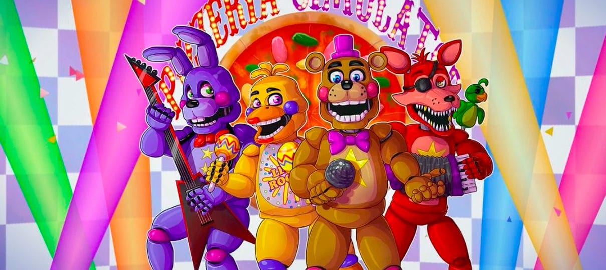 Jogo de FNAF 1 - 5 Nights at Freddy's 1 e Freddy Fazbear Pizzeria