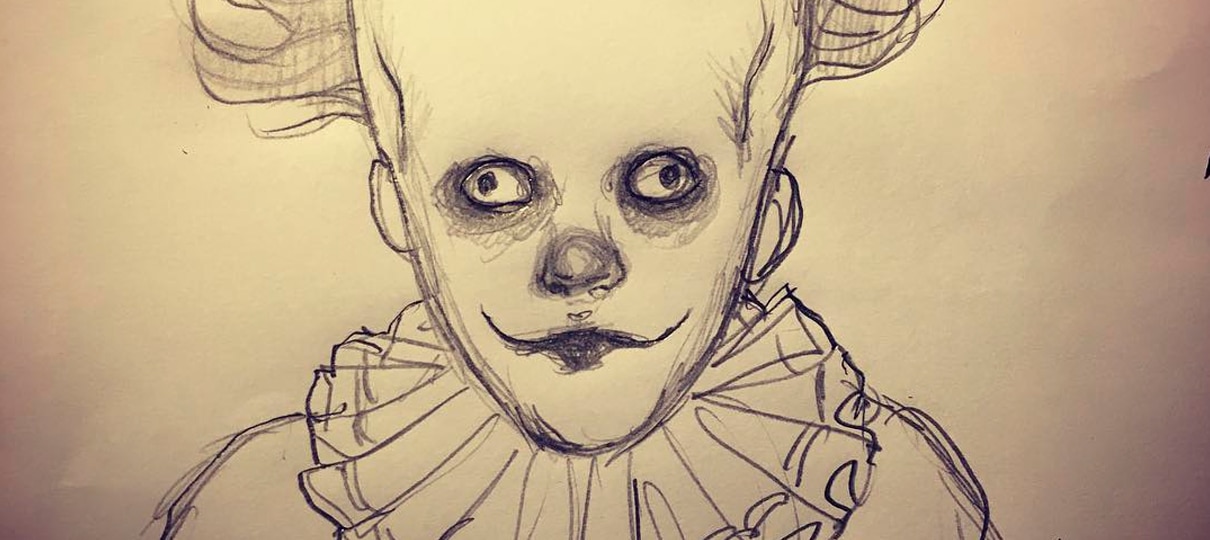 It: A Coisa | Rascunho inicial do diretor revela um Pennywise estranho e perturbador
