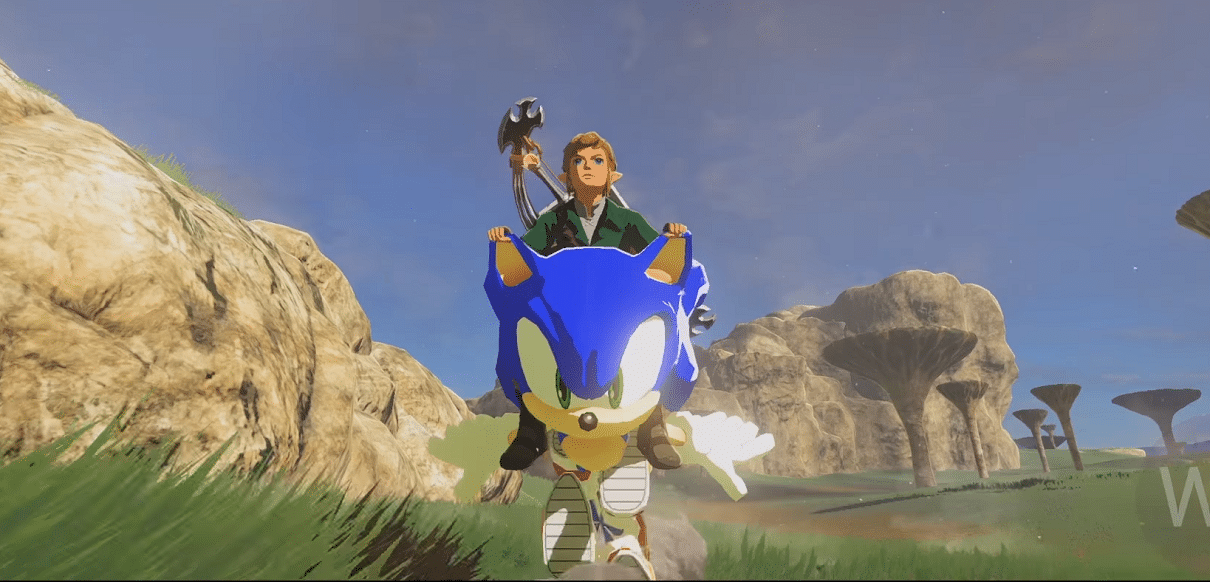 Link ganhou uma moto... exótica nesse mod de Breath of the Wild
