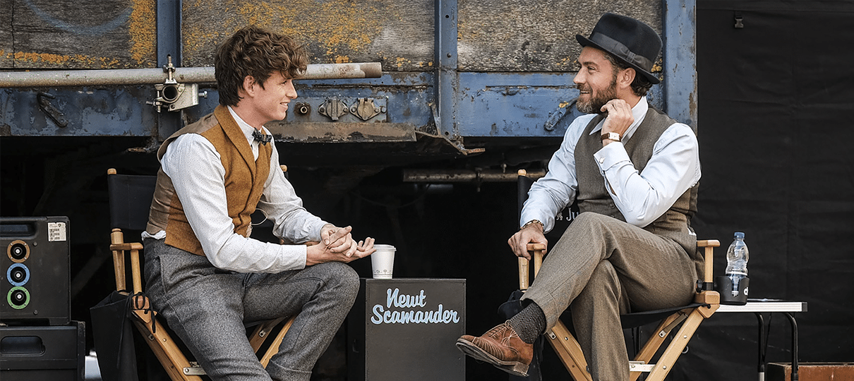 Novas fotos de Animais Fantásticos: Os Crimes de Grindelwald mostram Dumbledore e Newt