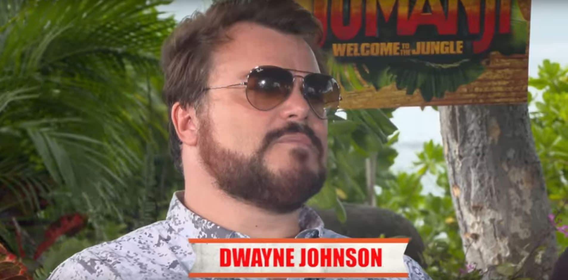 Jack Black imita The Rock em vídeo hilário
