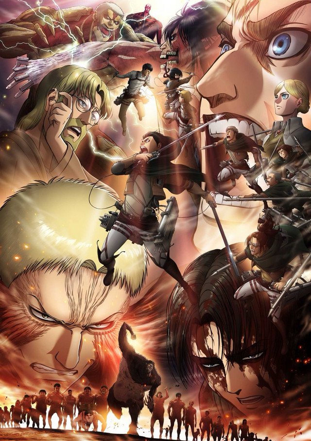 Attack on Titan  Terceira temporada ganha arte mostrando um exército de  Titãs - NerdBunker