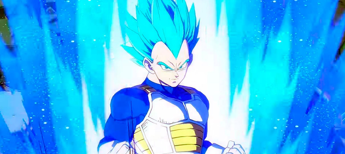Dragon Ball FighterZ | Vegeta mostra o poder do Super Saiyajin Blue em novo trailer