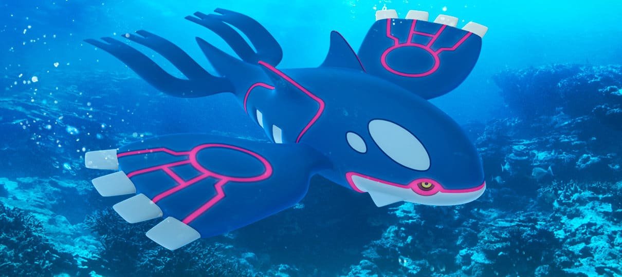 Kyogre está disponível por tempo limitado em Pokémon GO