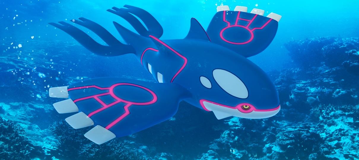 Kyogre é disponibilizado em Raid Battles de Pokémon GO