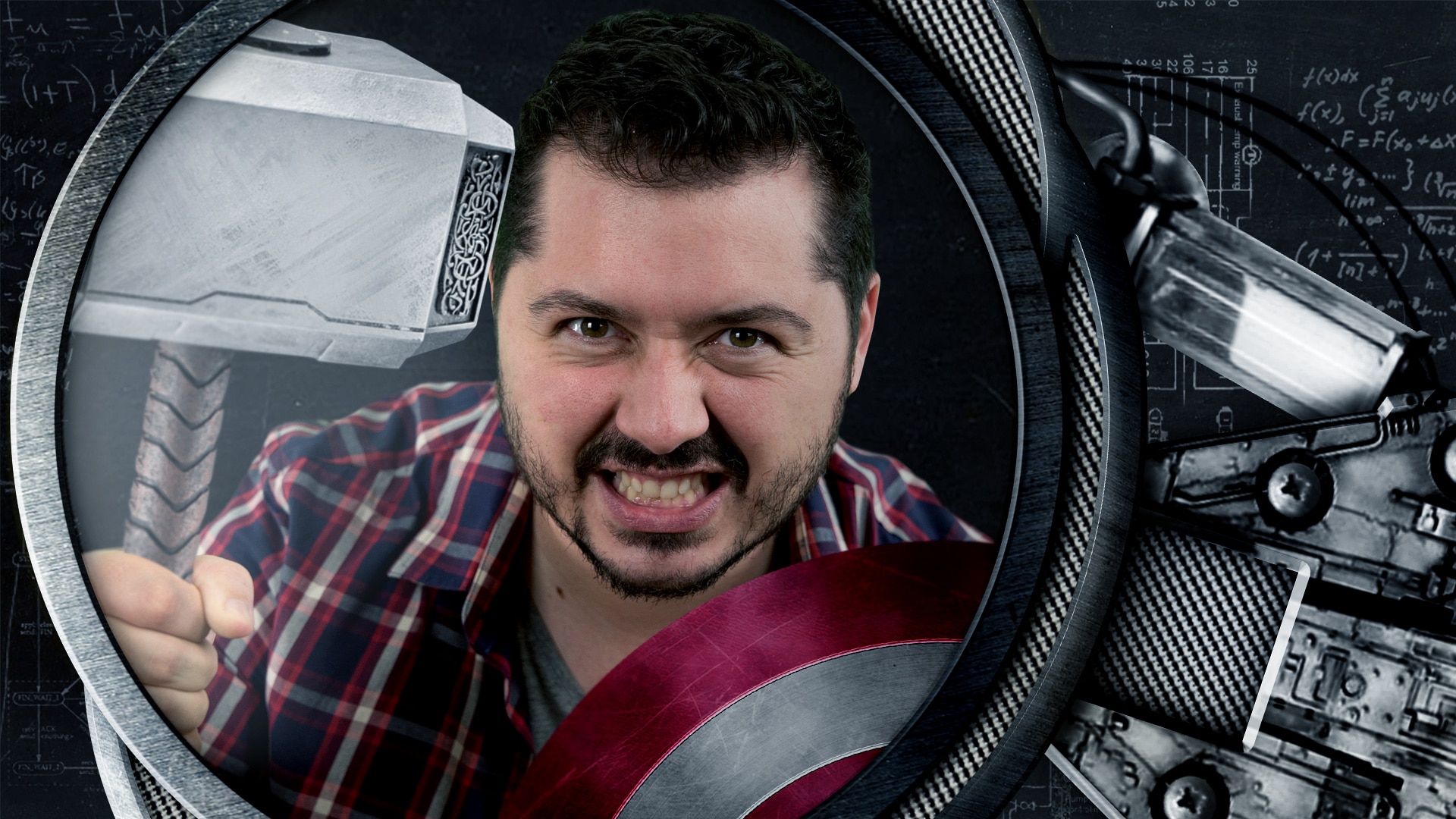Como fazer o martelo do Thor e o escudo do Capitão América