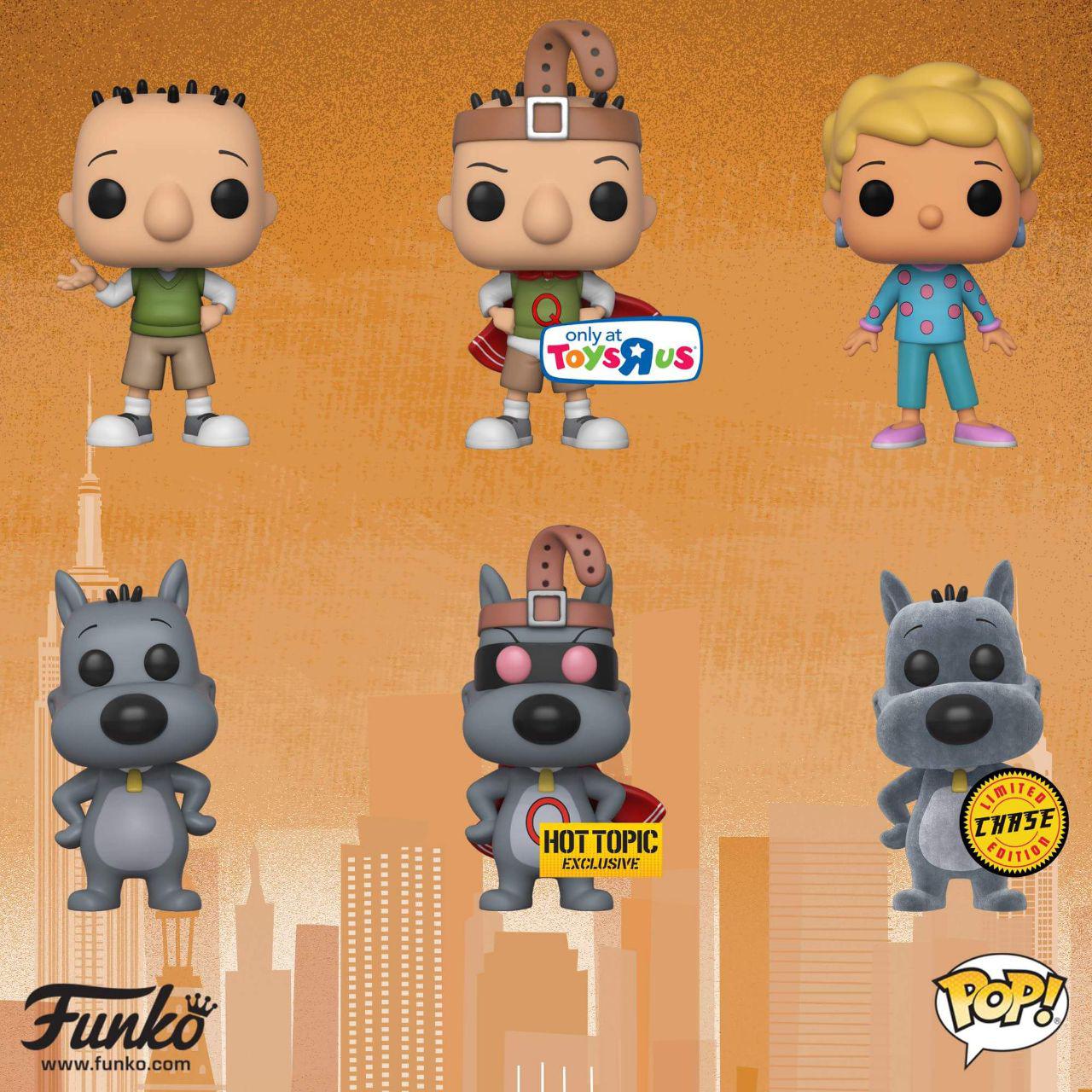 Doug, Costelinha e Patti Maionese ganham versão cabeçuda da Funko