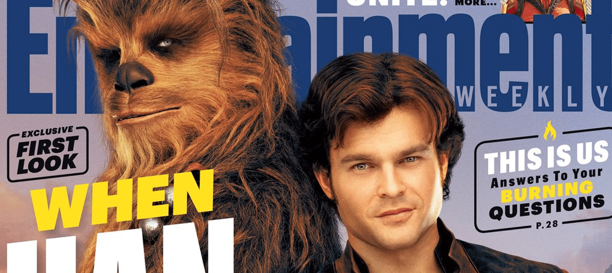 Han Solo: Uma História Star Wars | Chewie e Han estrelam nova capa de revista