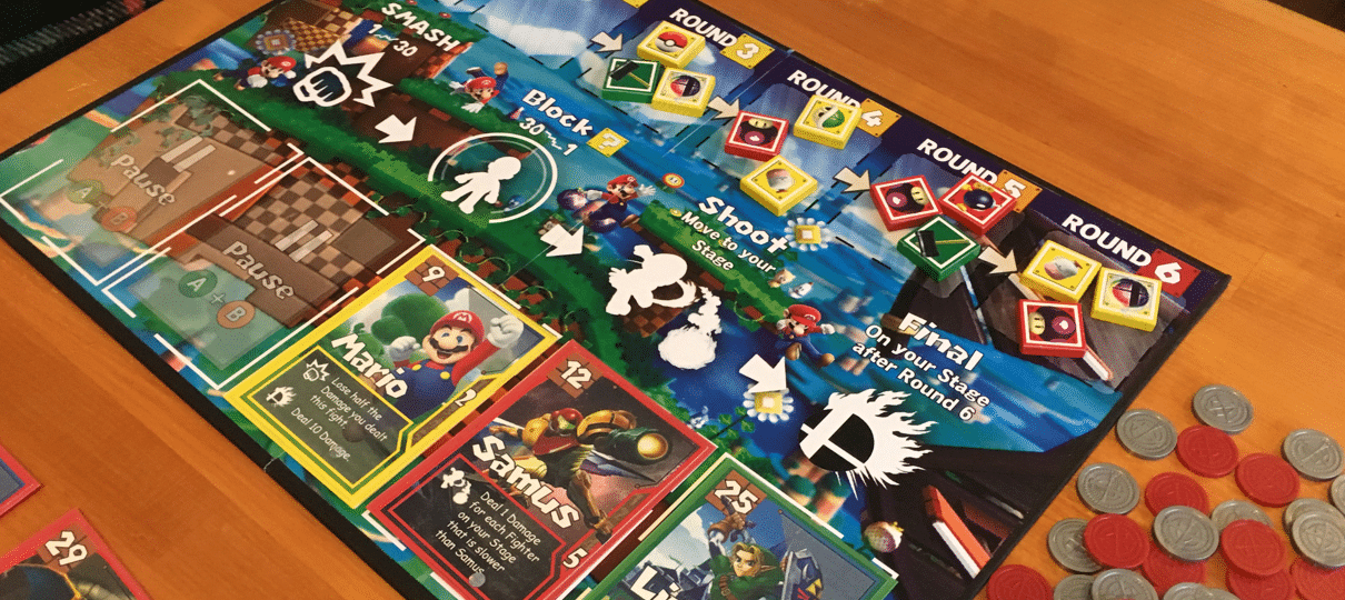 E se Super Smash Bros. fosse um jogo de tabuleiro?