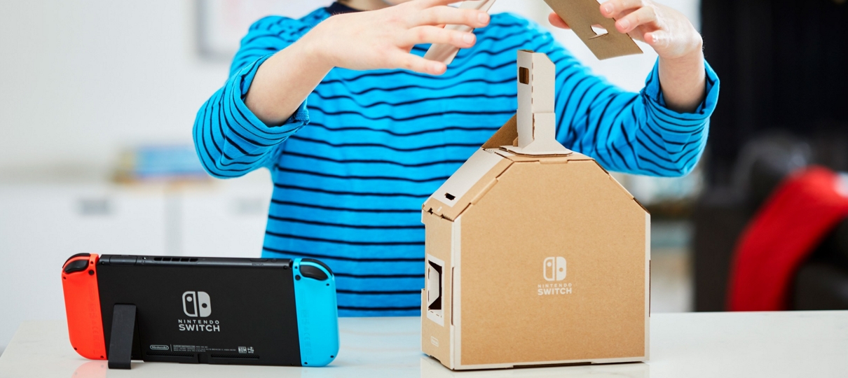 Nintendo Labo permite escanear objetos e até fazer pista de corrida com câmera do Joy-Con