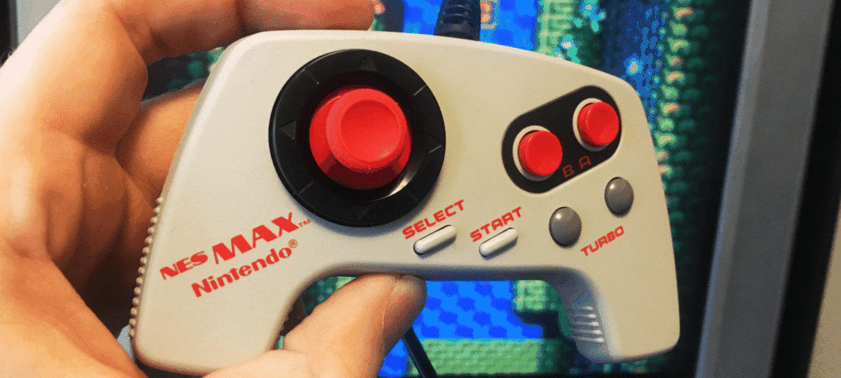 Fã moderniza o clássico controle do NES Max com um analógico do Xbox One