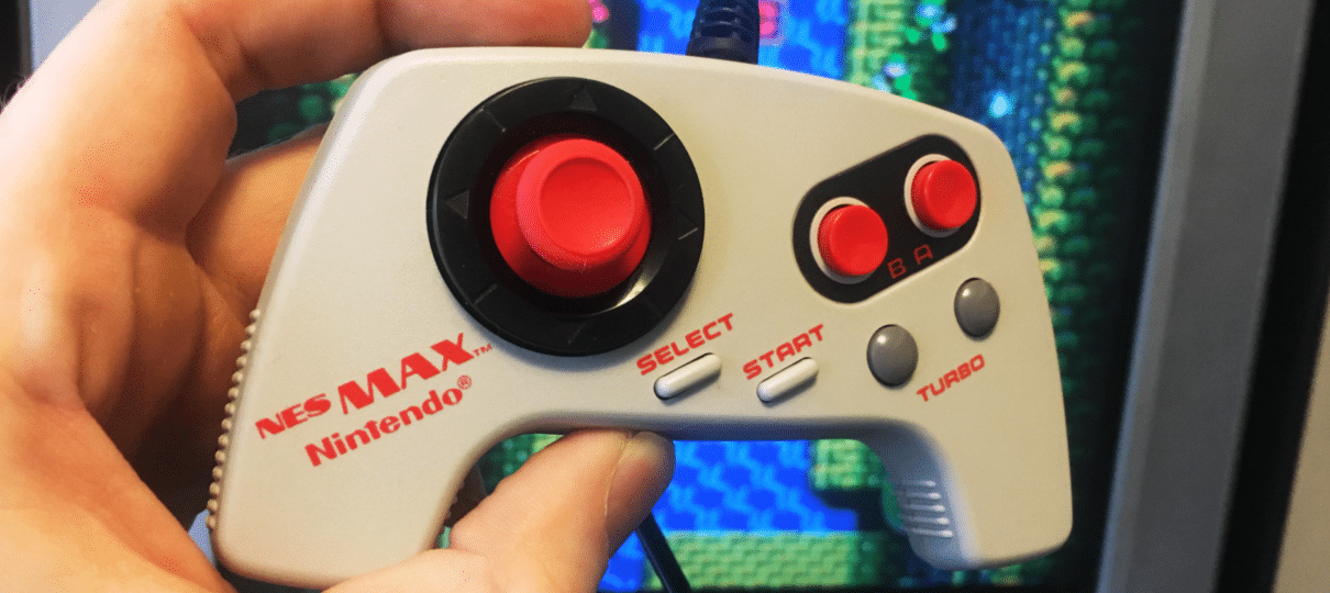 Fã moderniza o clássico controle do NES Max com um analógico do Xbox One