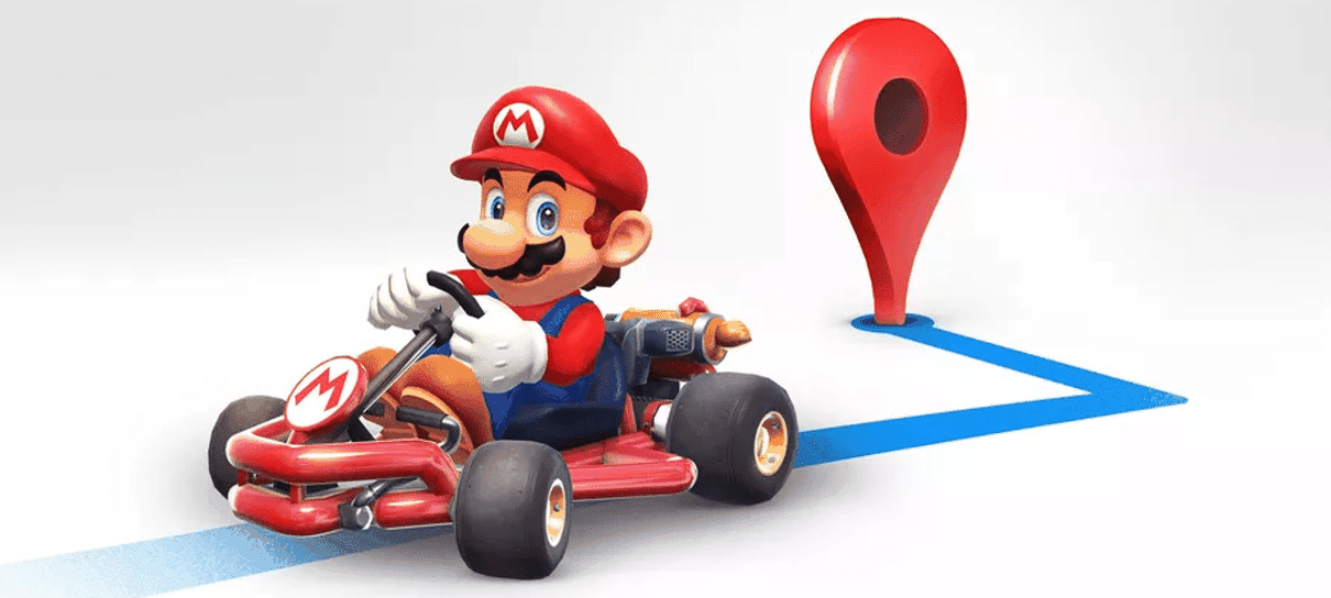 Mario vai acompanhar suas viagens com o Google Maps neste final de semana!