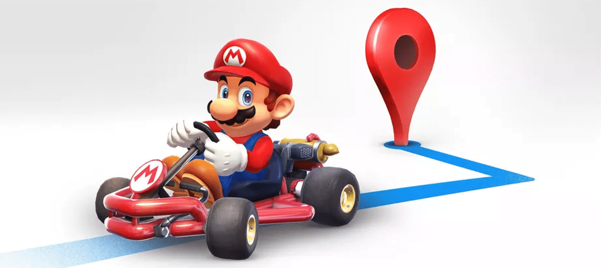 Mario vai acompanhar suas viagens com o Google Maps neste final de semana!