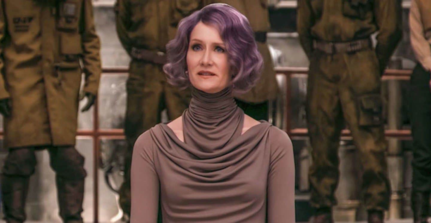 Star Wars | Laura Dern sempre falava "pew" nas cenas em que atirava e representa todos nós