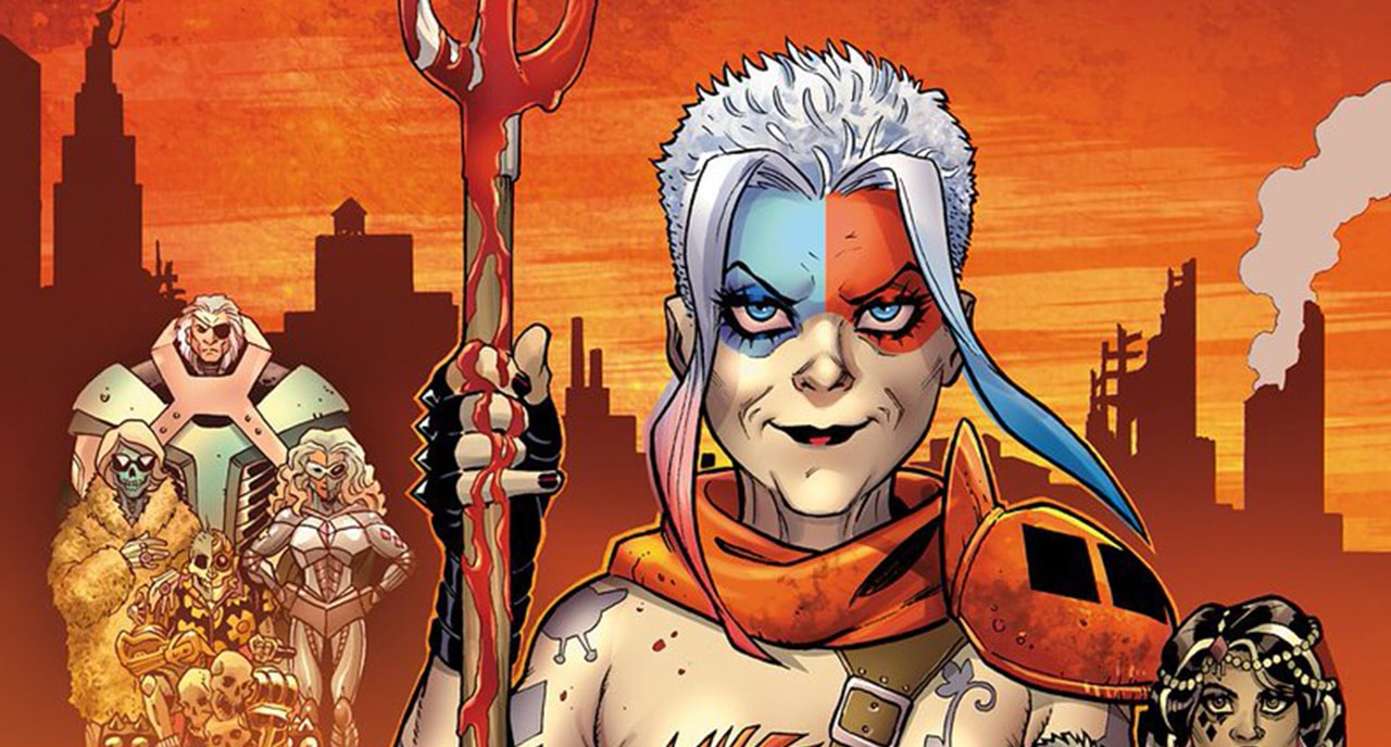 Nova HQ da Arlequina tem inspirações em Mad Max: Estrada da Fúria e Velho Logan