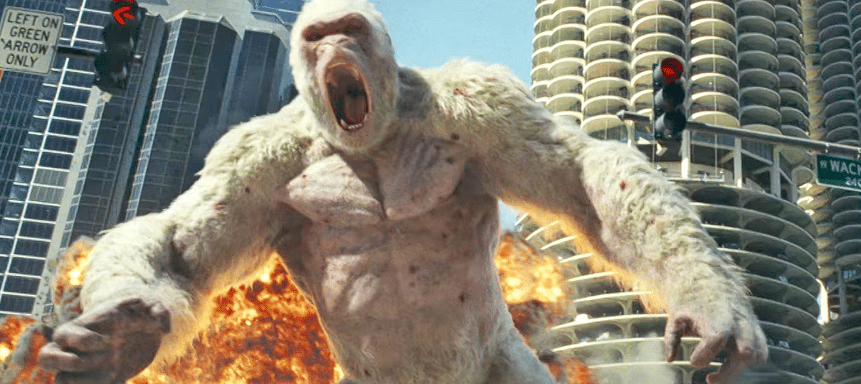 Rampage: Destruição Total não cairá na maldição dos filmes de videogame, diz The Rock