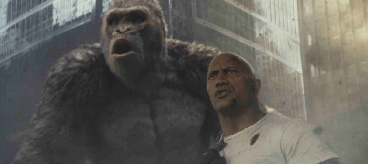 O destino do mundo está nas mãos de The Rock em novo trailer de Rampage: Destruição Total