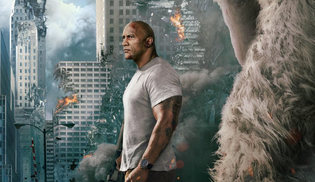 Rampage: Destruição Total | The Rock encara a devastação em novo pôster