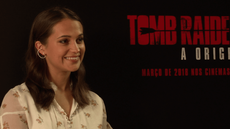 Alicia Vikander virá à Comic Con para promover 'Tomb Raider: A origem