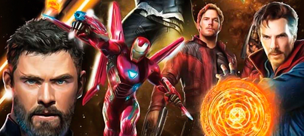 Vingadores: Guerra Infinita | Artes promocionais mostram heróis, Thanos e a Ordem Negra!