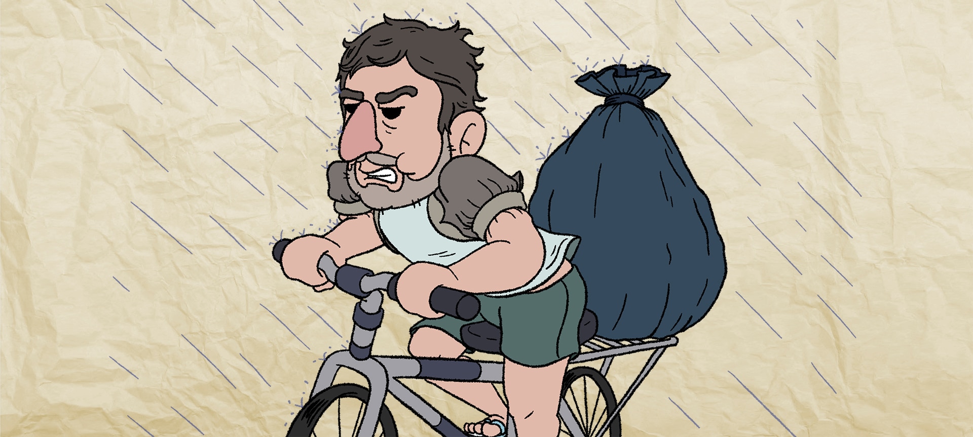 Saco de lixo para a esposa