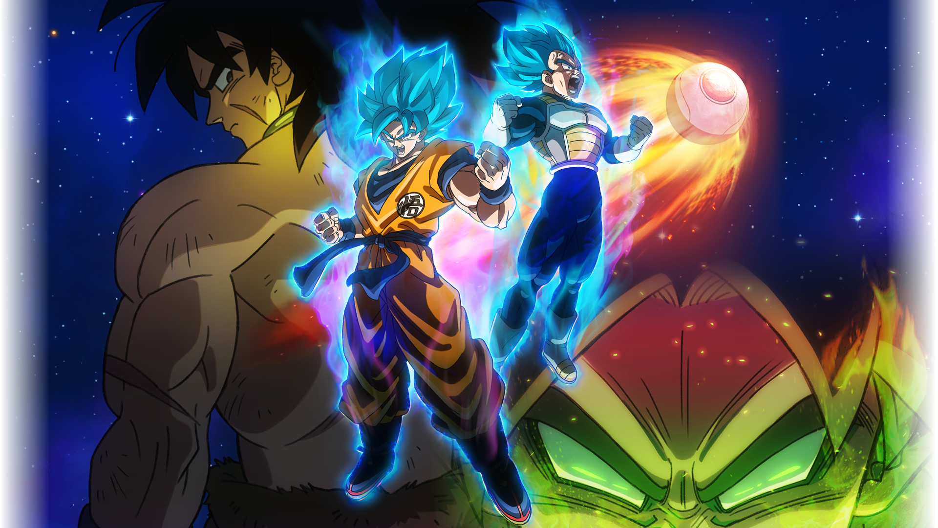 😍VOZ DO GOKU, BROLY E VEGETA EM DRAGON BALL SUPER: SUPER HERO