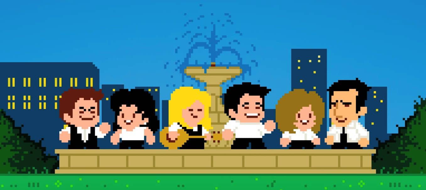 Friends ganha abertura em versão retrô