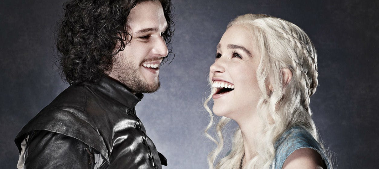 Kit Harrington e Emilia Clarke vão concorrer ao Emmy como protagonistas de Game of Thrones