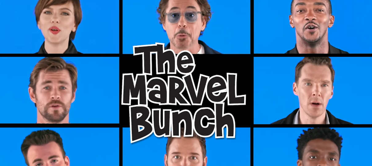 Vingadores relembram filmes da Marvel em paródia musical